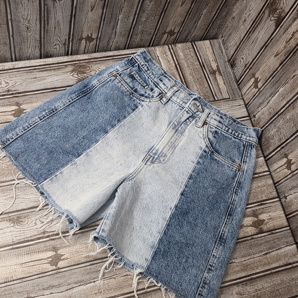 Blank NYC Blue and Gray Jean Shorts